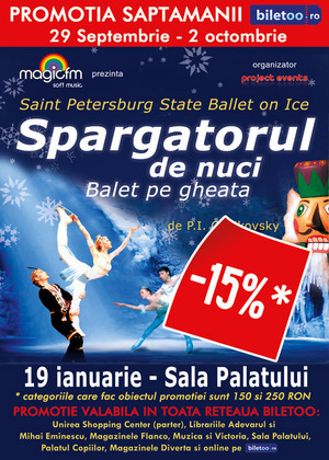 Preturi mai mici la spectacolul SPARGATORUL DE NUCI!