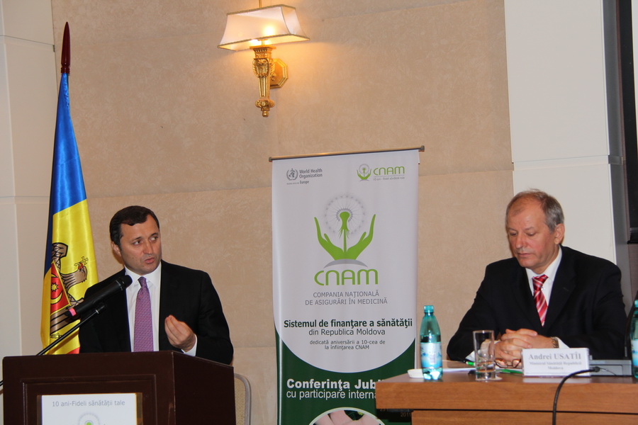 Prim-ministrul Vlad FILAT a participat astăzi la Conferinţa jubiliară „Sistemul de finanţare a domeniului sănătăţii” | Comunicate de presă