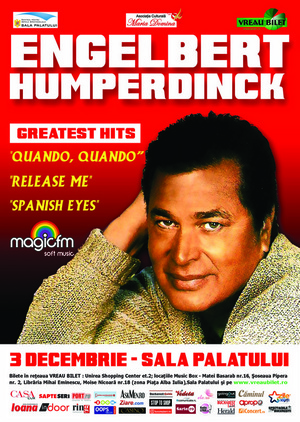 ENGELBERT HUMPERDINCK concerteaza la Bucuresti pe 3 decembrie