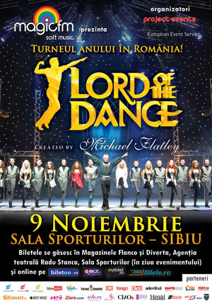 Inca o categorie sold out la spectacolul „Michael Flatley’s LORD OF THE DANCE” din Sibiu!