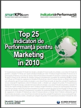 IndicatoridePerformanta.ro anunţă lansarea raportului „Top 25 Indicatori de Performanţă pentru Marketing în 2010”