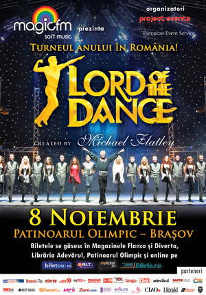 Brasovul intampina irlandezii din spectacolul „Michael Flatley’s LORD OF THE DANCE” cu bratele deschise! (VIDEO)