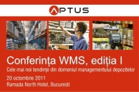 APTUS Software organizeaza Conferinta WMS - Cele mai noi tendinte din domeniul managementului depozitelor