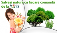 Campanie pentru salvarea spatiului verde ''Cumpara un buchet de flori de la Floria si ajuta la plantarea unui copac''