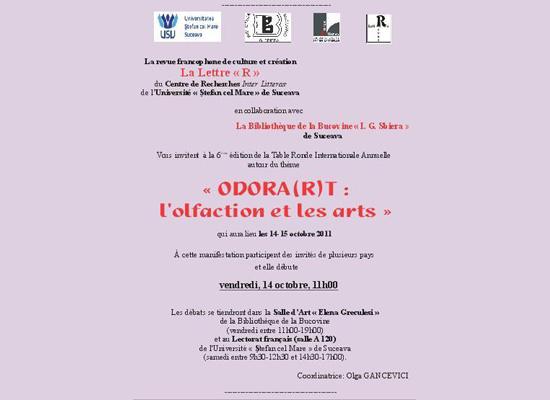 A 6-a editie a Mesei Rotunde Internationale organizate anual de revista francofona La Lettre “R”