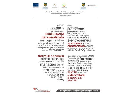 INSCRIERE IN PROIECTUL “Dialog antreprenorial pentru performanta in afaceri”