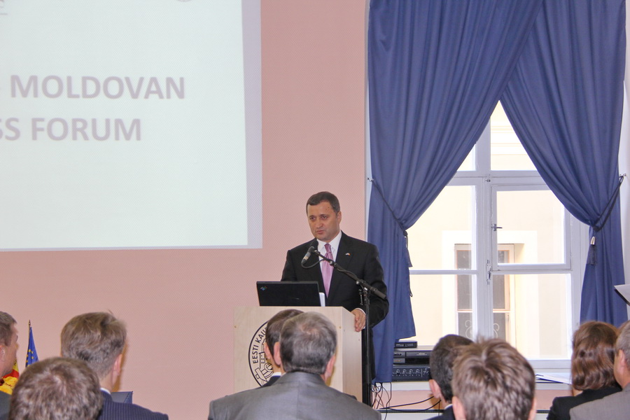 Delegaţia Republicii Moldova, condusă de Prim-ministrul Vlad FILAT, a participat astăzi, la Tallinn, la Business - Forumul Moldova-Estonia | Comunicate de presă