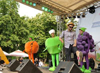 Smiley si mascotele Granini pe scena