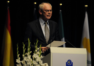 Herman Van Rompuy: the answer to the crisis is more Europe
