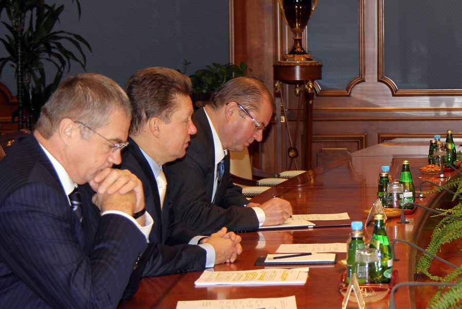 Prim-ministrul Vlad FILAT a avut astăzi la Moscova o întrevedere cu Alexei MILLER, Preşedintele Consiliului de administraţie a SA „Gazprom” | Comunicate de presă
