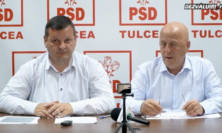 Tulcea: PSD acuză nereguli în alegeri, în cadrul unei conferințe de presă la care au participat Horia Teodorescu (președintele PSD Tulcea)