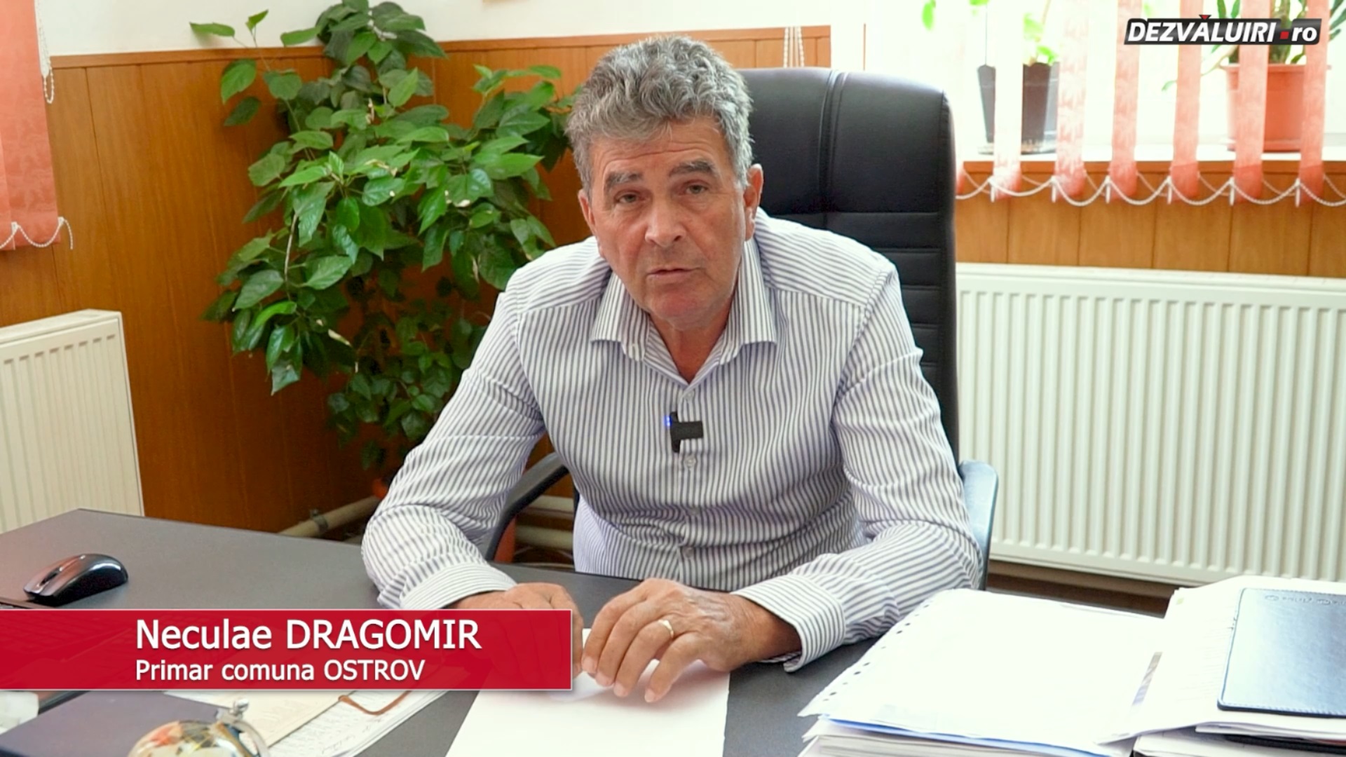 Neculae Dragomir mulțumește cetățenilor din Ostrov pentru sprijinul acordat