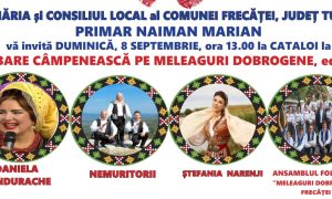Sărbătoare câmpenească în Comuna Frecăței de