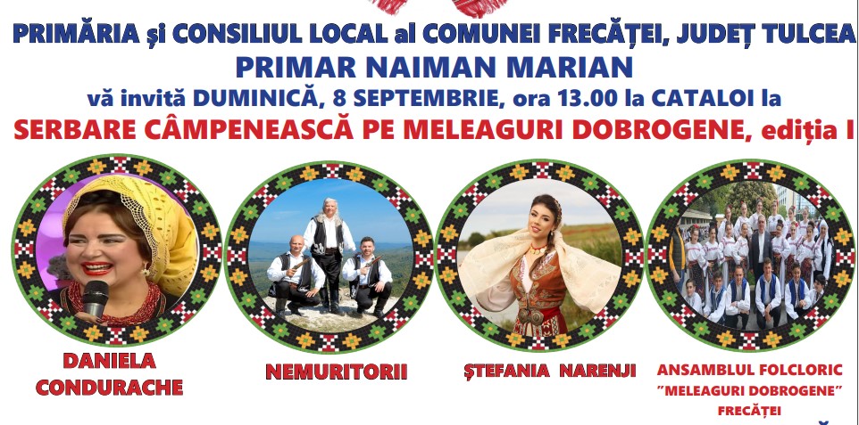 Sărbătoare câmpenească în Comuna Frecăței de
