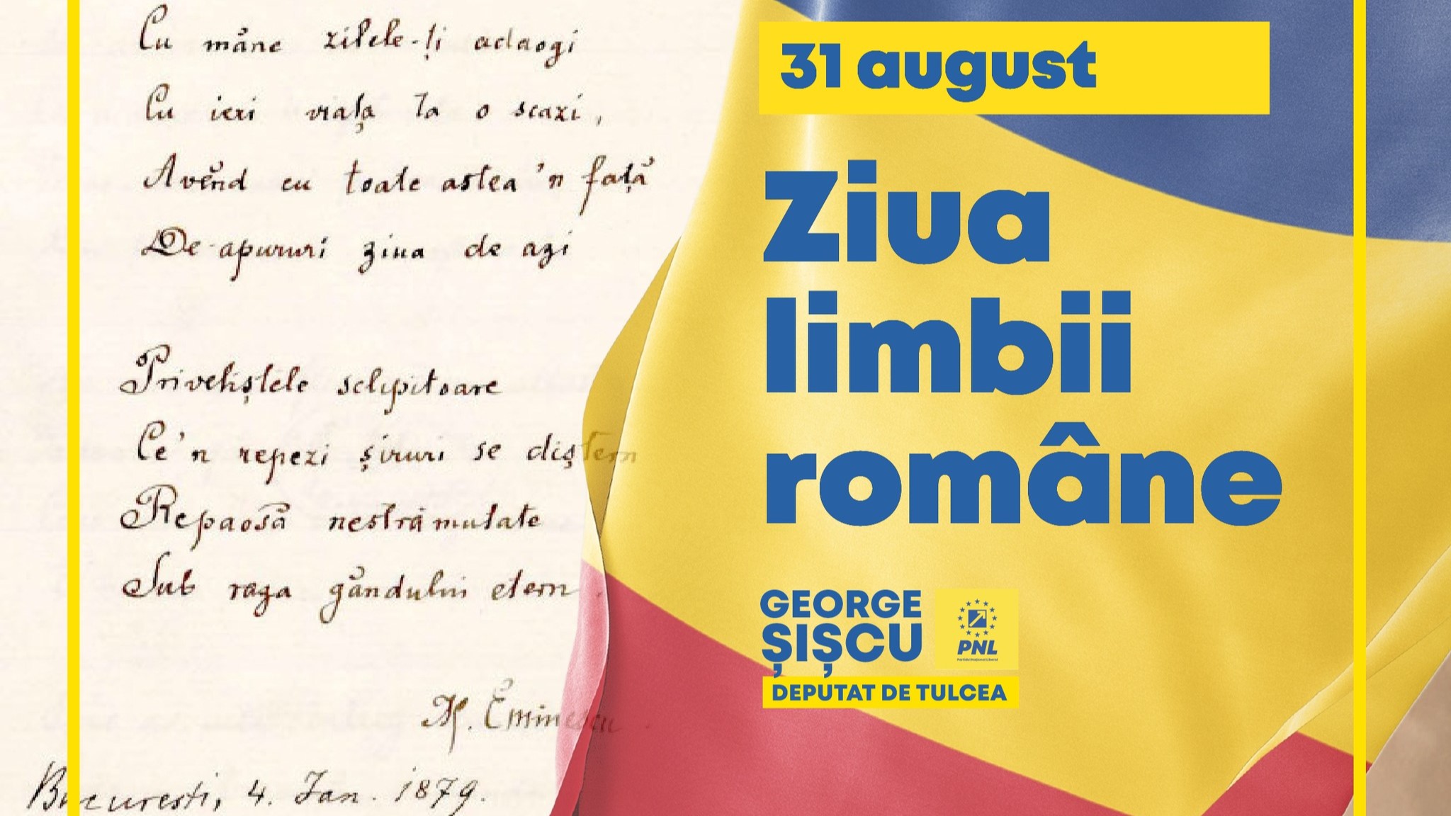 George Șișcu: La mulți ani limbii române