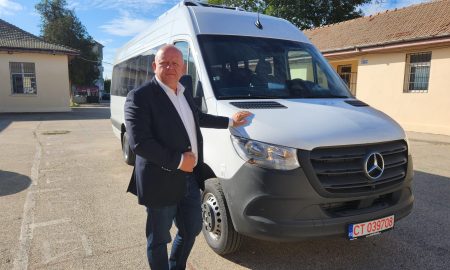 Primăria Agigea aduce un nou microbuz pentru transportul public local