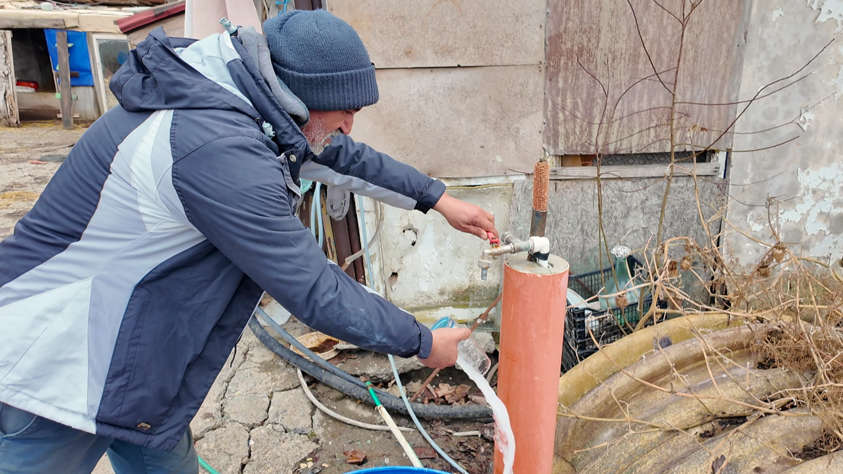 apă sărată la robinet